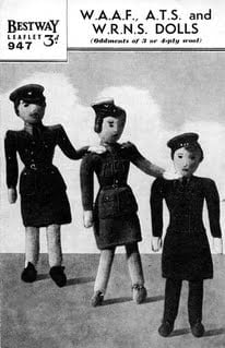 Bestway 947 Knitted WAAF dolls